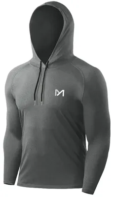 Productafbeelding van MEETYOO Sportshirt voor heren, functioneel shirt met lange mouwen, hardloopshirt, fitnessshirt