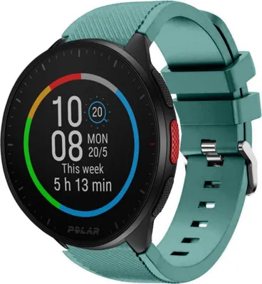 Produktbild von Strap-it Polar Pacer Silikonarmband (Piniengrün)