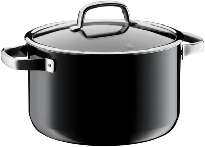 Imagen del producto de Olla de cocina WMF Fusiontec Mineral con tapa de vidrio, 24 cm, color . Código: 3201113637. EAN: 4000530702715