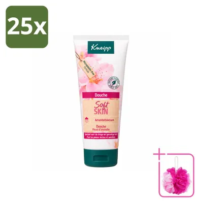 Imagen del producto de 25 unidades de gel de ducha nutritivo Kneipp con extracto de flor de almendro - 75 ml - Paquete económico