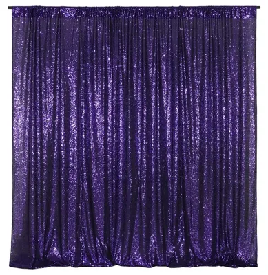 Produktbild von Pailletten Hintergrundstoff Vorhang 183x213cm für Feiern