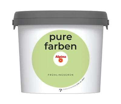 Produktbild von Alpina Pure Farben Frühlingsgrün 2,5 Liter