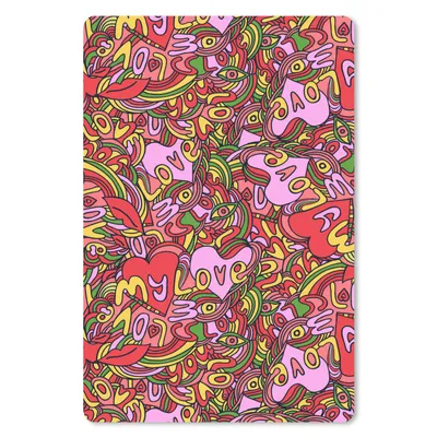 Produktbild von MuchoWow® Mauspad Mousepad Design - Herz - Valentinstag 18x27 cm - Mousepads - Maus Mat - Pad - Mausunterlage