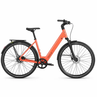 Produktbild von DERUIZ Turmali Comfort 2026 E-Bike 28 Zoll, 360 Wh, Riemenantrieb, Golden Hour Orange, KI-generiertes Bild