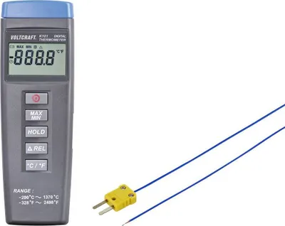Produktbild von VOLTCRAFT K101 + TP 202 Temperatur-Messgerät Fühler-Typ K