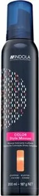Produktbild von Indola Color Style Mousse Semi-permanente Schaum-Haarfarbe Copper 200 ml