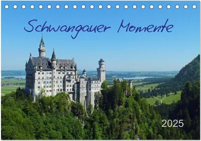 Produktbild von Schwangauer Momente (Tischkalender 2025 DIN A5 quer), CALVENDO Monatskalender