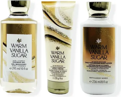 Obrázok produktu pre Bath & Body Works Súprava WARM VANILLA SUGAR 3 ks