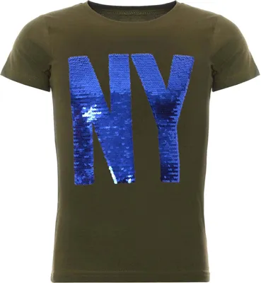 Produktbild von BEZLIT Jungen Wende Pailletten T-Shirt mit tollen Motiv Olivegrün 164
