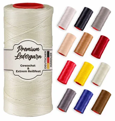 Produktbild von Ledergarn extrem reißfestes Sattlergarn 250m beige