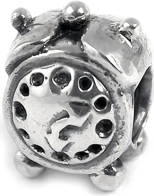 Image de CarloBiagi Bead Charm Bijoux Élément Réveil 925 Argent véritable BBS085