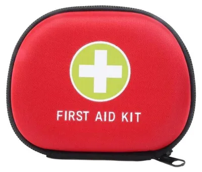 Immagine prodotto di Kit di pronto soccorso vuoto, in EVA, colore rosso, dimensioni 12,8 x 10,2 x 4,5 cm