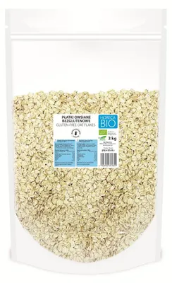 PŁATKI OWSIANE BEZGLUTENOWE BIO 3 kg - HORECA (BIO PLANET)