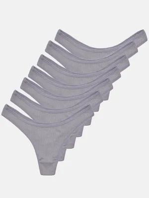 Produktbild von Tazzio Damen Slip 7er-Pack F902 (Anthrazit, M)