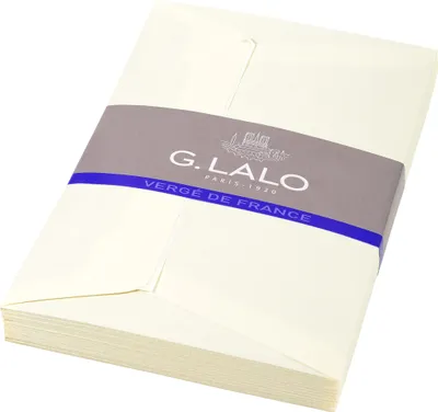 Produktbild von G.Lalo 10x Lalo, Packung 25 Umschlägen selbstklebend, 107x152mm Elfenbein 52116L