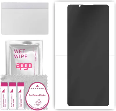 Produktbild von apgo Hydrogel Blickschutzfolie, Matt, kompatibel mit Sony Xperia PRO-I, Privacy Displayschutzfolie, Schutzfolie mit Positionierhilfe, Anti-Spy, kratzfest, einfache Montage