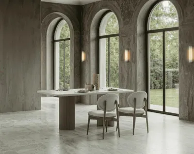 Productafbeelding van Eettafel, eetkamerstoelen, stoelen, designstoelen, moderne stijl