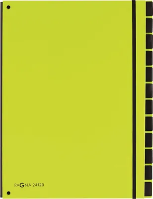 Produktbild von PAGNA Pultordner 24129-17 34x26,5x2cm 12Fächer lindgrün