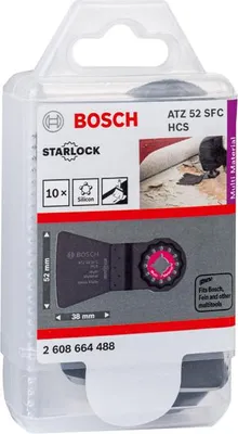 Produktbild von HCS Schaber ATZ 52 SFC, flexibel, 52 x 38 mm, 10er-Pack