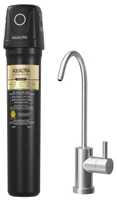 Untertisch-Wasserfiltersystem mit Hahn, 0,5 μm, 20.000 Gallonen
