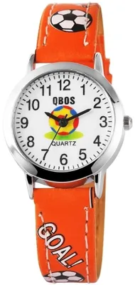 Produktbild von QBOS Kinderuhr mit Kunstlederionsarmband