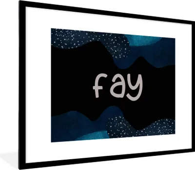 Produktbild von MuchoWow® Gerahmtes Poster Fay - Pastell - Mädchen 80x60 cm - Poster mit Schwarzem Bilderrahmen Wandposter Rahmen Foto Bilder - Schlafzimmer-Dekorationen - Fotoposter