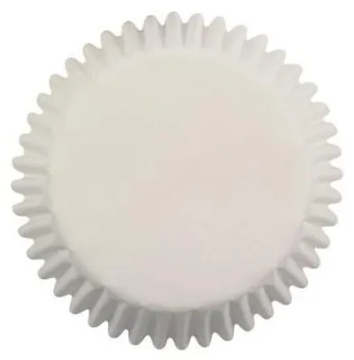 Obrázok produktu pre PME Baking Cases, Poháre pre cupcake / muffin, Kolo, Šikmý povrch, Biela, Papája, Biela
