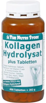 Image de The Nutri Store Hydrolysat de collagène plus comprimés, 400 comprimés