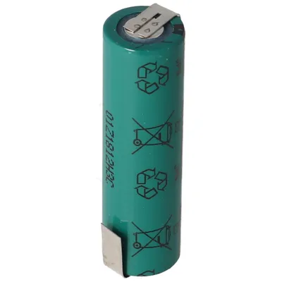 Zdjęcie produktu dla Bateria Panasonic Sanyo FDK Flat Top NiMH Mignon AA 1.2V 1650mAh przylutowana Z-FORM
