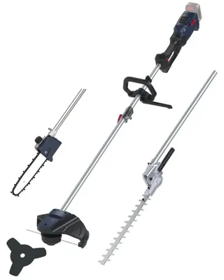 Güde Akku Multifunktionswerkzeug 4in1 TGPS 18-0, Freischneider, Trimmer, Heckenschere, Astsäge, 18V, ohne Akku & Ladegerät 4015671449429 409366 58521