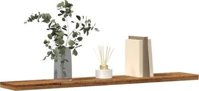 Produktbild von "2026 Promotion" Regalböden 4 Stk. Altholz-Optik 60x10x1,5 cm - Wandregale MM971