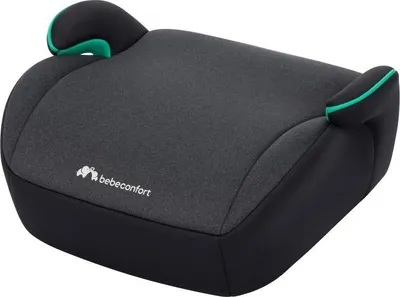 Immagine prodotto di Bebeconfort Manga i-Safe, Seggiolino per bambini Reboarder, 6-12 anni, 125-150 cm, Seggiolino di proseguimento, Compatto e leggero (<1 kg), Facile installazione dell'imbracatura, Nero lucido