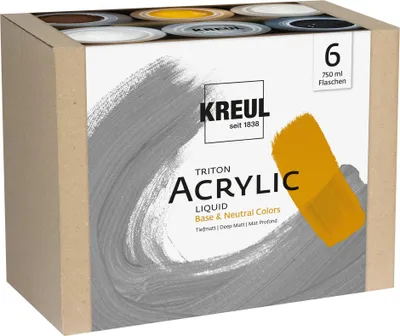 Immagine prodotto di KREUL 17798 KREUL Colore acrilico Triton Acrylic Liquid, set Base e Neutro