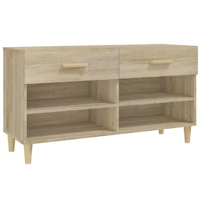 Produktbild von Schuhschrank Sonoma-Eiche 102x35x55 cm Holzwerkstoff