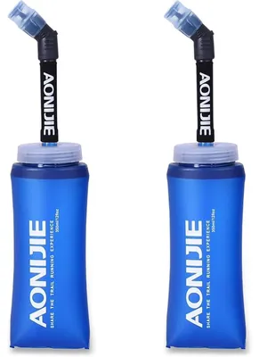 Obrázok produktu pre Skladacie fľaše na vodu, model Soft Flask, 350 ml, bez BPA, 2 kusy