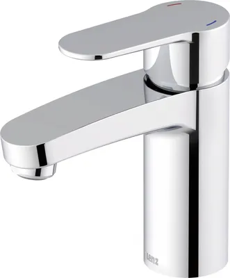 Produktbild von Lenz CALISTA Waschtischarmatur Chrom,  mit EasyFix, Eco-Kartusche & Push-to-Open Ventil, wassersparend, leicht zu reinigen 46010002