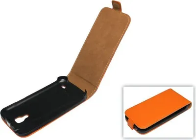 Produktbild von Telstar Tasche (Flip Slim) für Samsung Galaxy S4 mini (I9190) orange