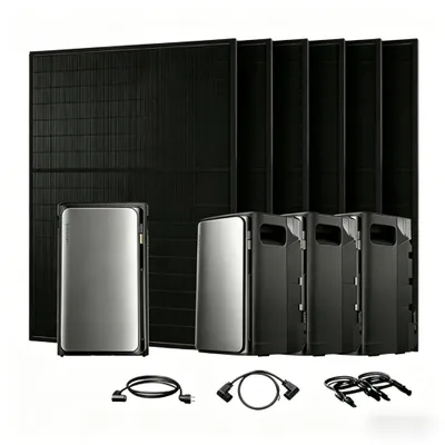 Produktbild von Powerness Balkonkraftwerk mit Speicher,EcoFlow STREAM Ultra 1,92 kWh(4 MPPT) mit 3x STREAM Pro 1,92 kWh(3 MPPT), 6x 500W Module & EFParallel