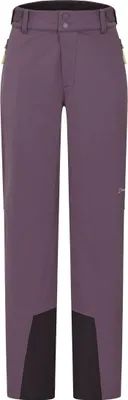 Damenhose Ridge-Roamer 3L Softshell von Berghaus in dunklem Lila mit schwarzen Verstärkungen am unteren Beinbereich