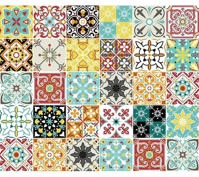 Produktbild von Wandaufkleber – Selbstklebende Fliesenaufkleber für Küche und Bad – 30 Geralfia Fliesenaufkleber – 30 Aufkleber 15 x 15 cm