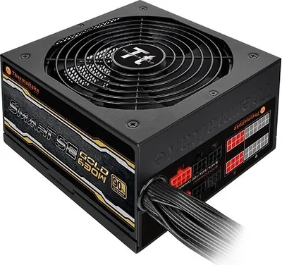 Zdjęcie produktu dla Thermaltake Smart SE, 630 W, 200 - 240 V, 730 W, 47 - 63 Hz, 4.5 A, Aktywne