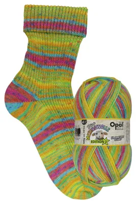 Produktbild von Opal Feine Wolle Edition 2 4-fach Strickgarn 75% Wolle (superwash) 25% Polyamid 100g/425 m 11632 mollig