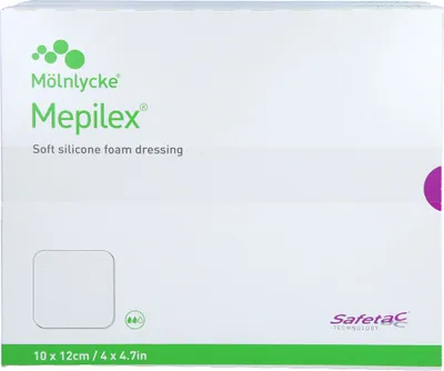 Produktbild von MEPILEX 10x12 cm Schaumverband, 10 St VER