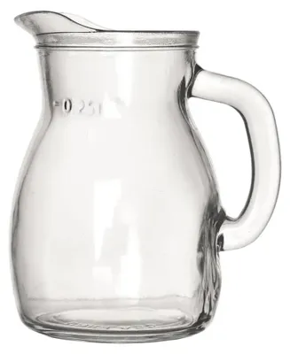 Obrázok produktu pre Sklenená kanvica na džús a vodu – s rúčkou – 300 ml