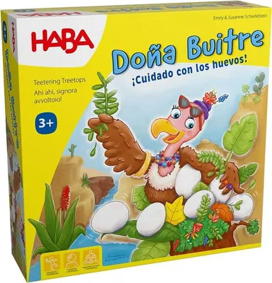 Produktbild von Haba Brettspiel Teetering Treetops Gelb Gelb One Size