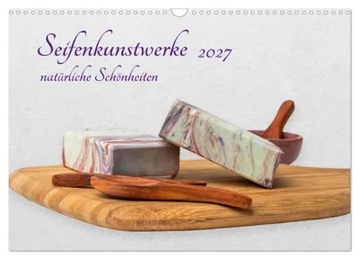 Produktbild von Seifenkunstwerke (Wandkalender 2027 DIN A3 quer), CALVENDO Monatskalender