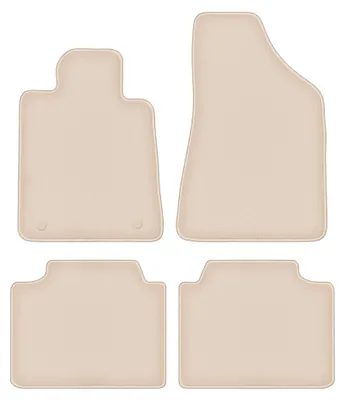 Imagen del producto de Alfombrillas de moqueta para Renault Safrane 1992-2000 (liftback) – juego de 4 piezas, beige, a medida – Wielganizator FORTUNA