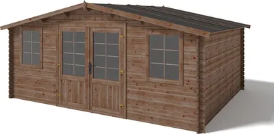 Produktbild von Thorens Gartenhaus mit Veranda-Option, 500 x 400 x 235 cm