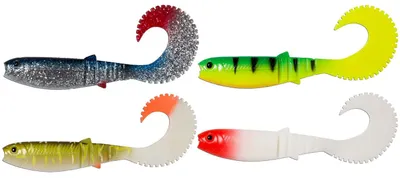 Produktbild von Savage Gear Cannibal Curl Tail - Gummiköder, Farbe:Redhead, Länge / Gewicht:10cm / 5g