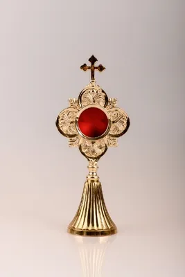 Produktbild von Reliquiar vergoldet (Höhe 22 cm)